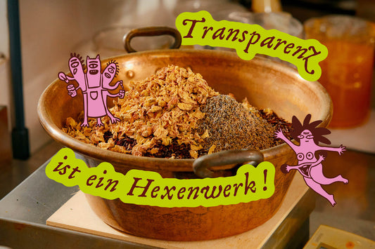 Zutaten werden gewogen
