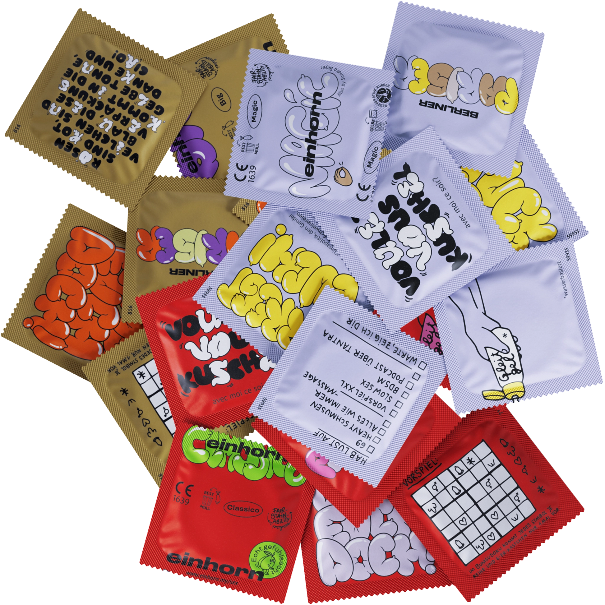 Komme wer wolle | Testpackung einhorn Kondome einhorn products gmbh Komme wer wolle | Testpackung einhorn Kondome einhorn products gmbh