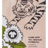 Gezeichneter Tiger neben GOTS Zertifizierung